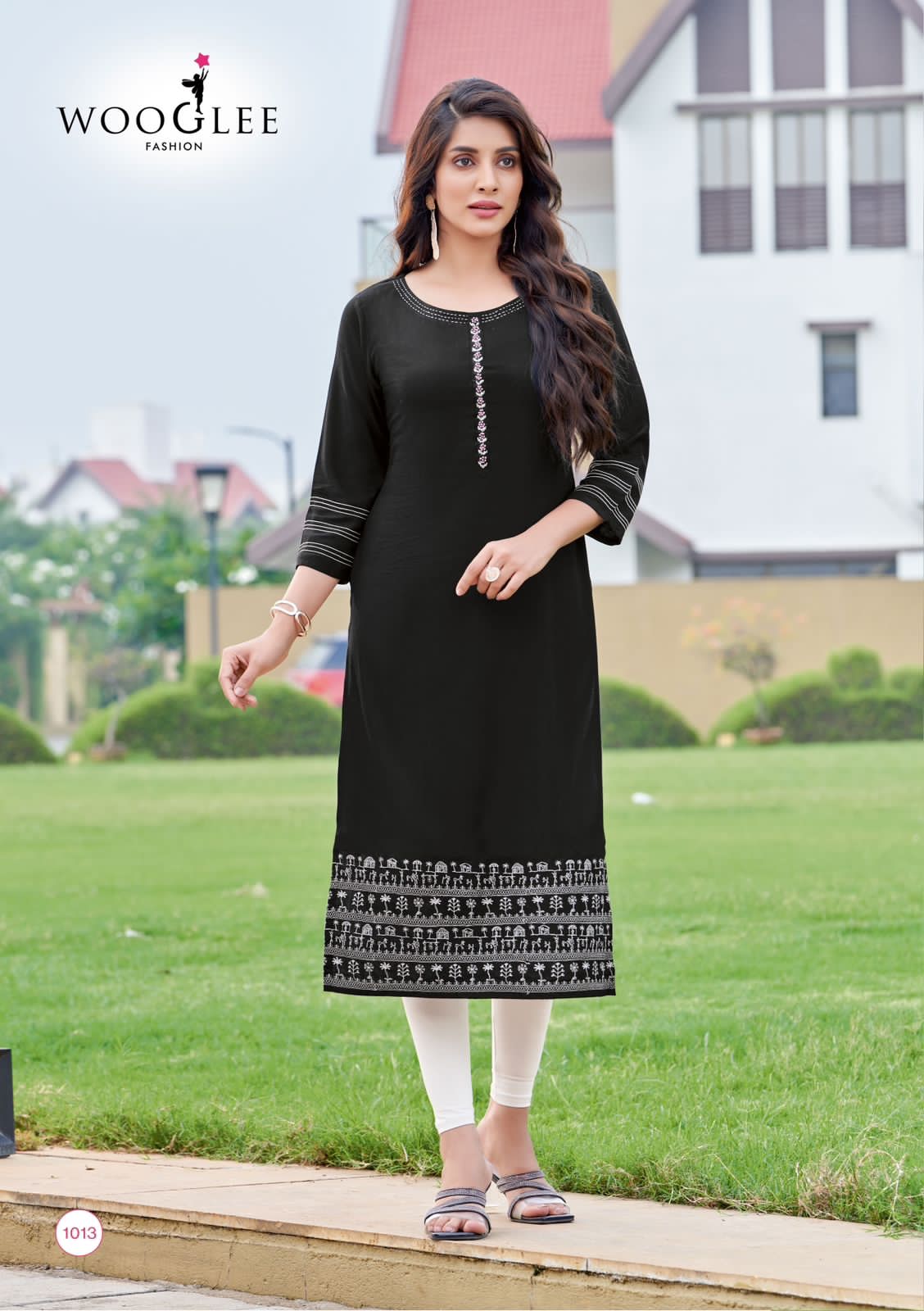 Anurag By Wooglee 1009-1014 Printed Kurtis Catalog